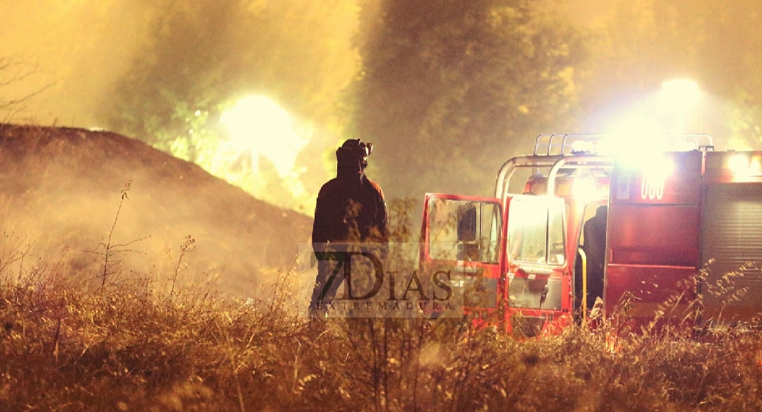 Incendio cercano a Las Vaguadas. Los vecinos muestra su malestar