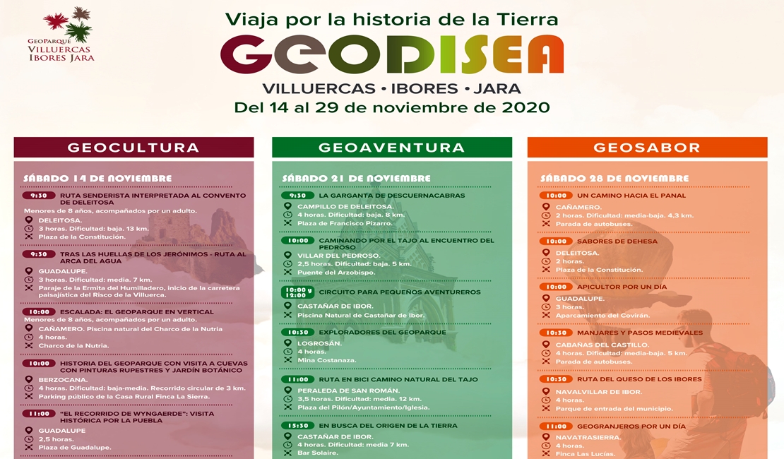 Turismo lanza la sexta edición de Geodisea