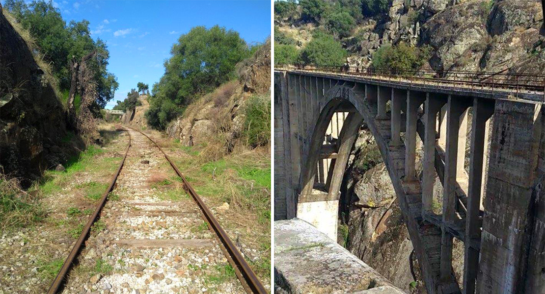Inician el acondicionamiento como camino natural del antiguo trazado del ferrocarril Plasencia-Jarilla