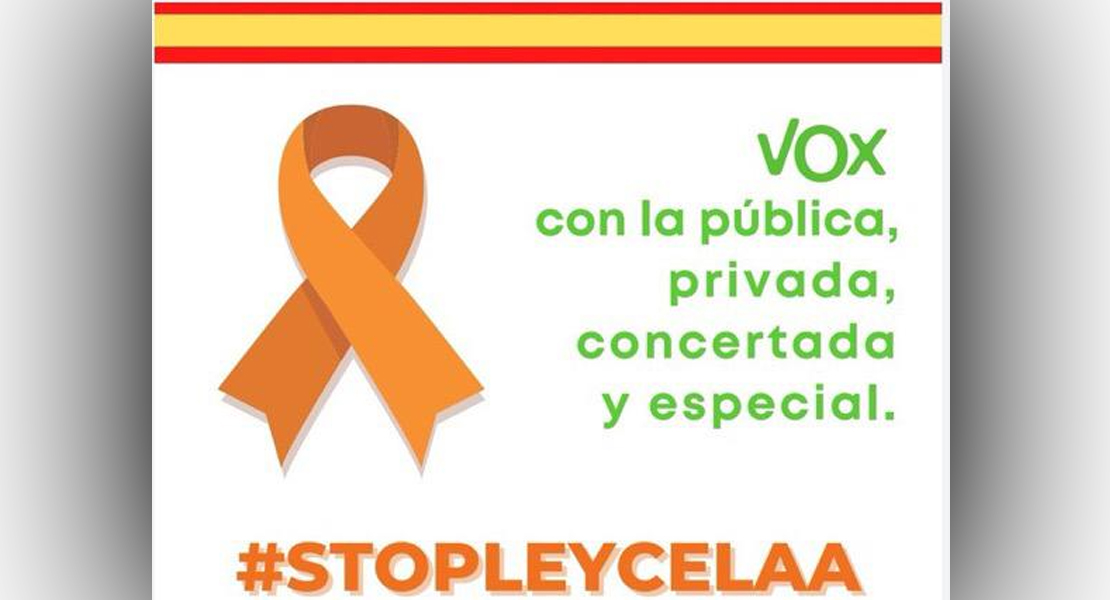 VOX en Extremadura contra la Ley Celaá, &quot;una ofensiva ideológica más del Gobierno socialcomunista&quot;