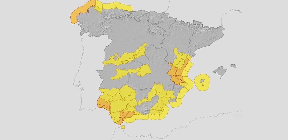 El 112 amplía la alerta amarilla por viento