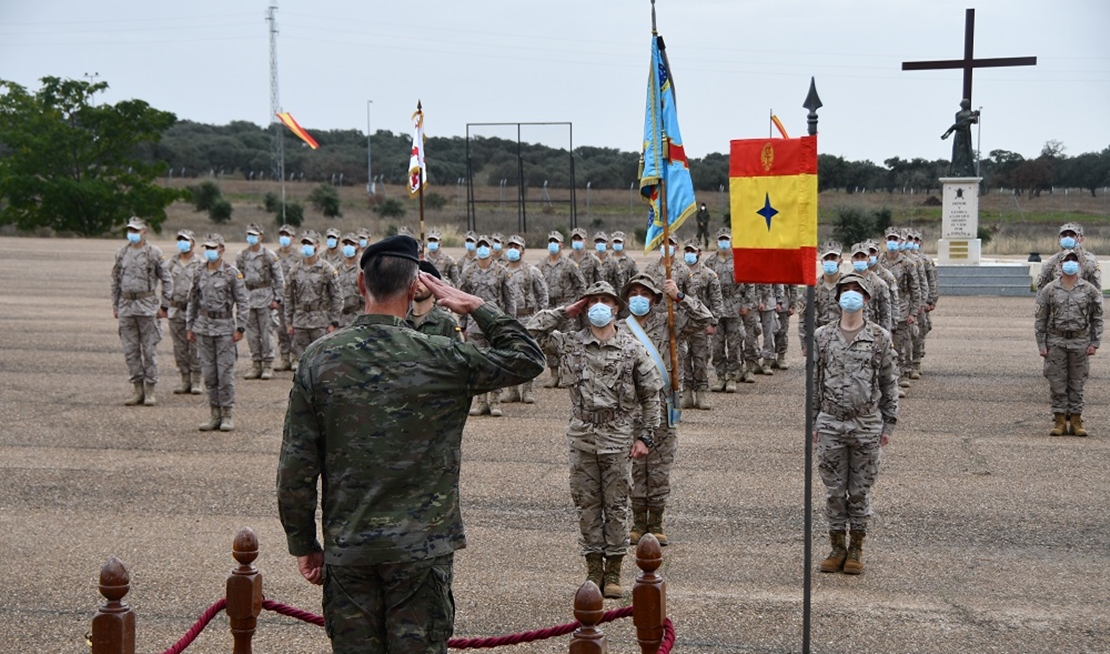 Acto de despedida de la Brigada Extremadura XI antes de partir a Mali