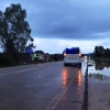 La fuerte lluvia ocasiona varios cortes en la carretera EX-110