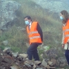 El presidente de la Diputación de Badajoz visita las obras del castillo de Magacela