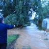 La fuerte lluvia ocasiona varios cortes en la carretera EX-110