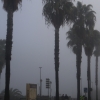 Badajoz amanece con intensas nieblas