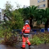 La tormenta deja numerosos destrozos en Badajoz y Gévora