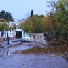 La tormenta deja numerosos destrozos en Badajoz y Gévora
