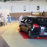 El Área de Salud de Badajoz realiza unas 9.000 PCR en el covid-coche de IFEBA