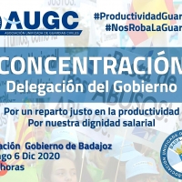 Convocatoria de manifestación de AUGC frente a Delegación del Gobierno