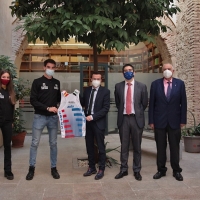 Gallardo recibe a los atletas extremeños ganadores de la Copa de España