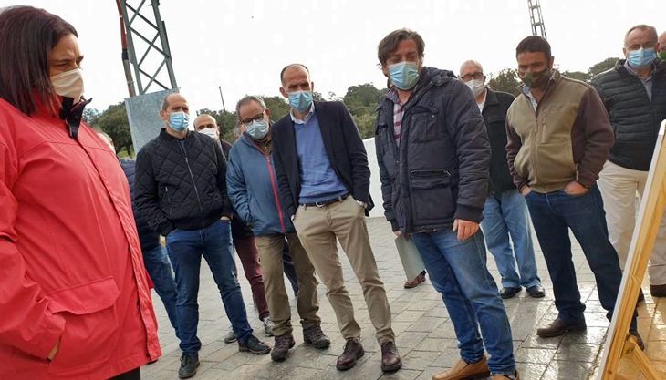 Obras de emergencia en Peraleda de la Mata para asegurar suministro hídrico a regantes