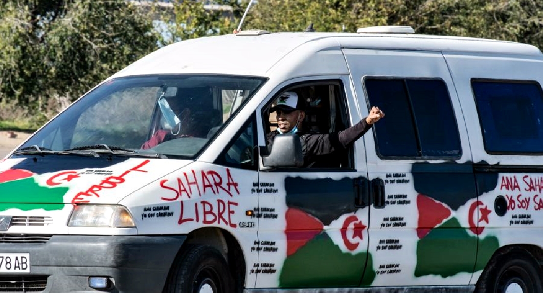 REPOR- Manifestación en protesta por la violación del alto el fuego en el Sahara Occidental en Mérida