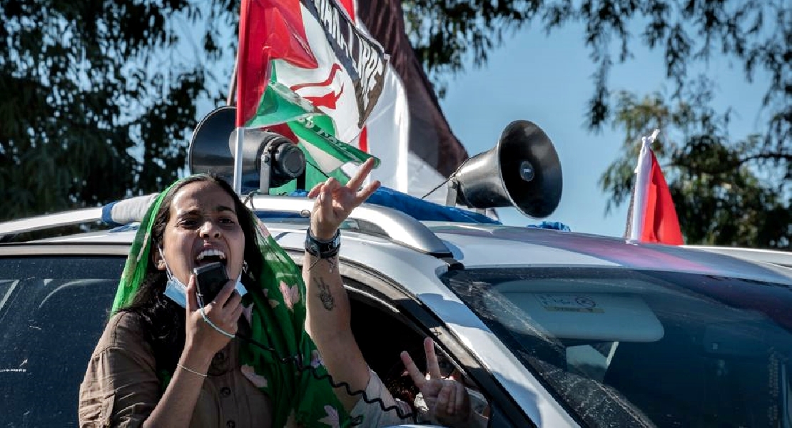 REPOR- Manifestación en protesta por la violación del alto el fuego en el Sahara Occidental en Mérida