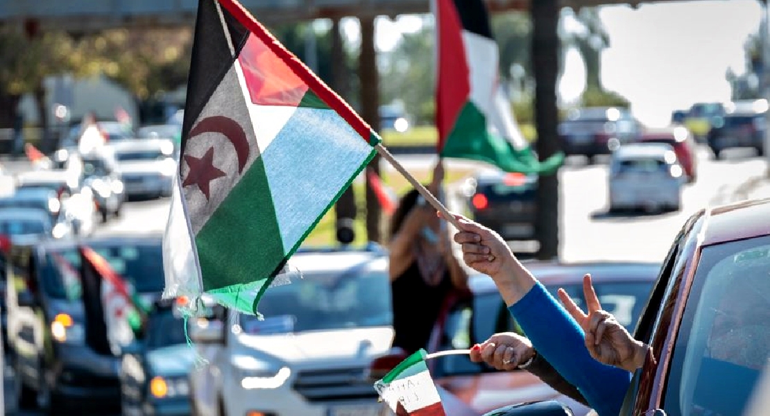 REPOR- Manifestación en protesta por la violación del alto el fuego en el Sahara Occidental en Mérida