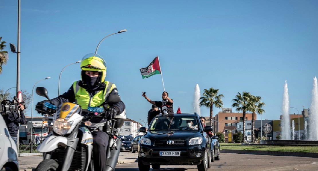 REPOR- Manifestación en protesta por la violación del alto el fuego en el Sahara Occidental en Mérida