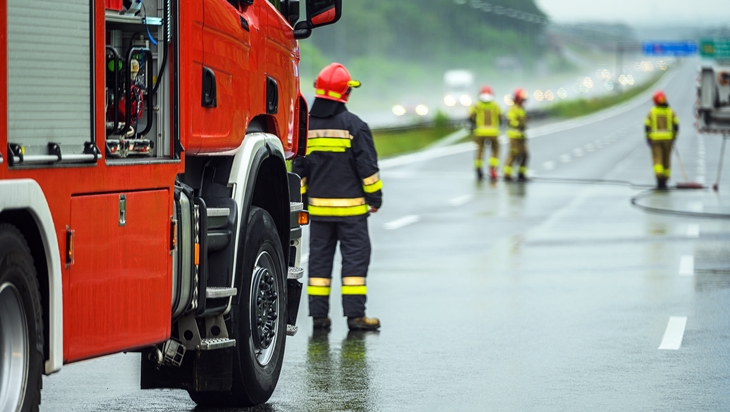 La lluvia y la bajada de temperaturas disparan el riesgo de accidente