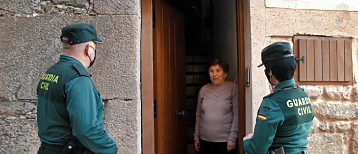 Emotivo vídeo de la Guardia Civil de Cáceres para felicitar esta Navidad