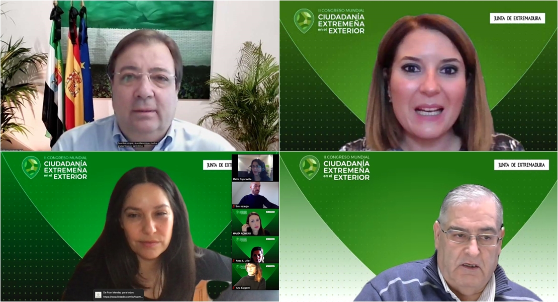 Finaliza el II Congreso Mundial de la Ciudadanía Extremeña en el Exterior con un firme compromiso