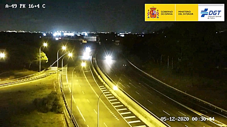 Detenidos por conducir en sentido contrario en la autovía hacia Portugal
