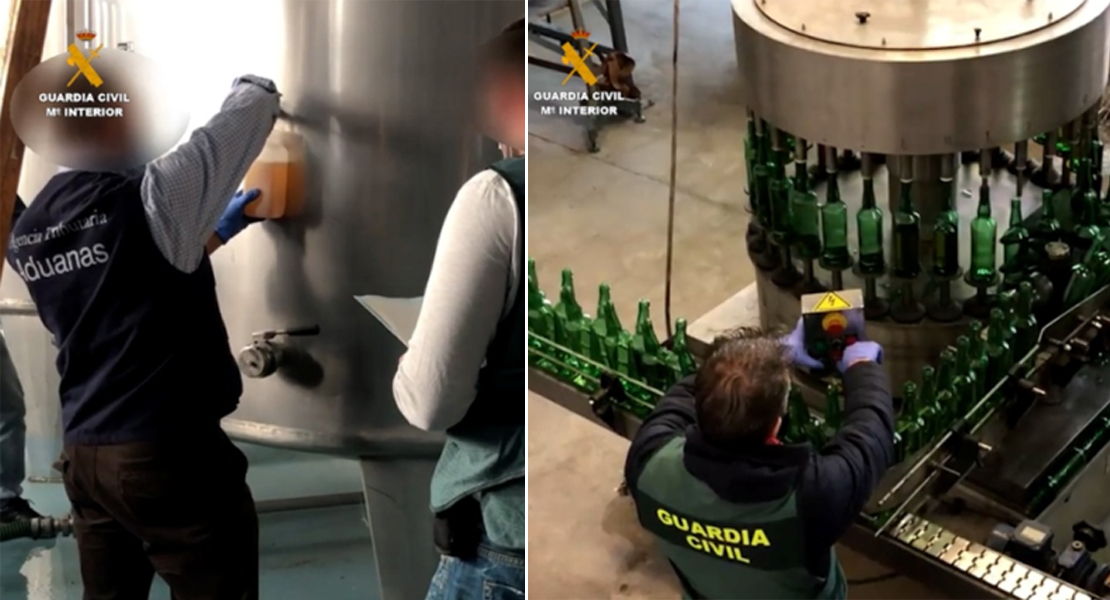 Duro golpe a la fabricación y venta de alcohol &#39;falso&#39; en España