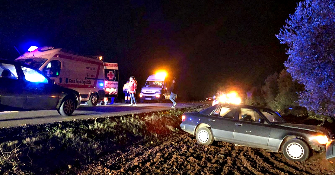 Dos heridos en un accidente en la BA-012