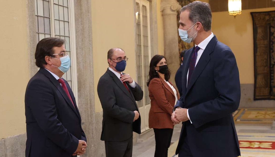 Vara asiste en Madrid a una reunión presidida por El Rey Felipe VI