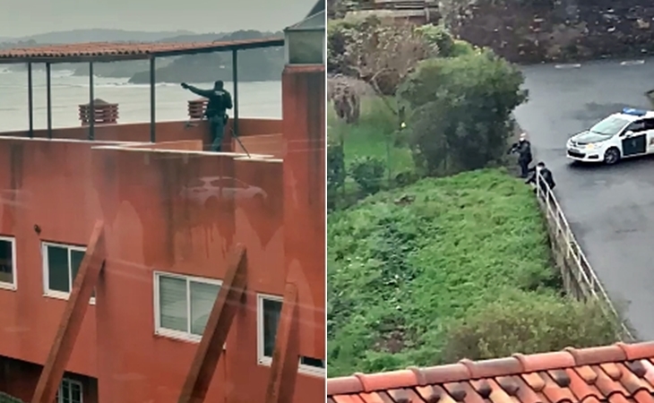 Un hombre armado dispara a un agente y se atrichera en su casa durante 12 horas