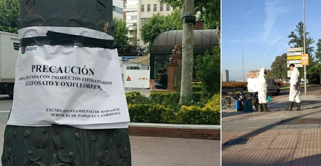 Ecologistas: “El Ayuntamiento de Badajoz sigue utilizando glifosato en parques y jardines públicos”