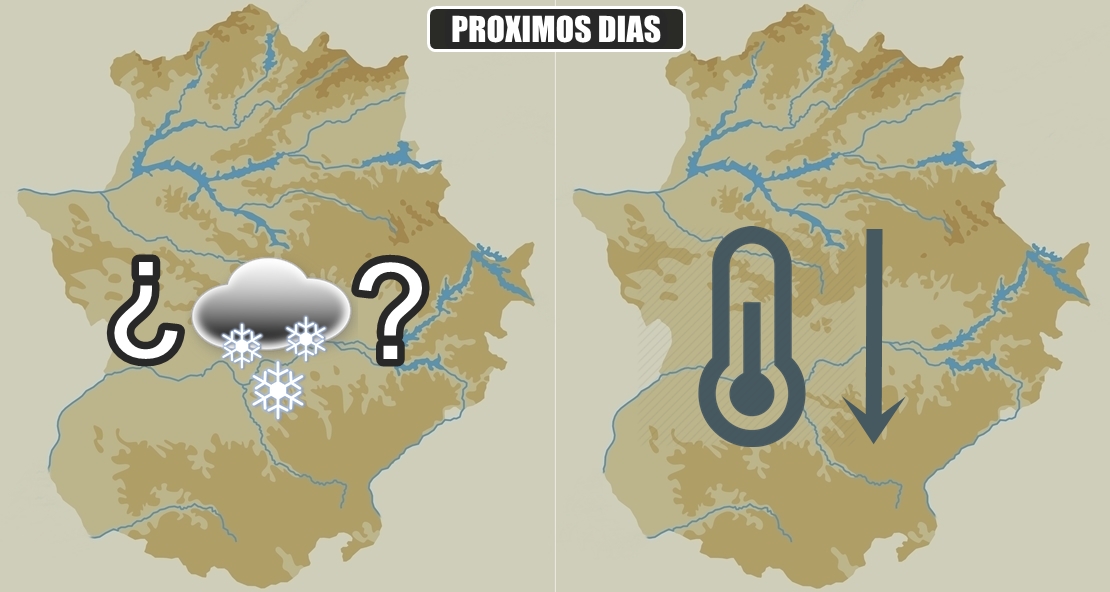 Por delante una semana muy invernal en Extremadura