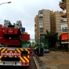 Incendio de vivienda en la barriada de la Paz (Badajoz)