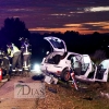 Imágenes que deja el accidente de la Antigua N-V (Mérida)