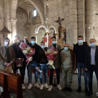 El Mérida realiza una ofrenda a Santa Eulalia