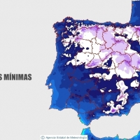 AEMET: La cota de nieve bajará a los 500 - 900 metros en toda la península