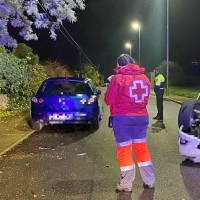 Vuelca tras perder el control de su vehículo en Badajoz