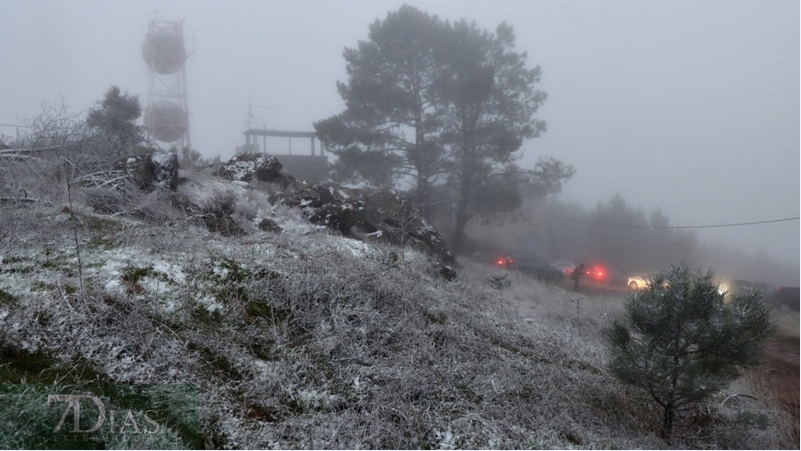 REPOR: Ligera nevada en la vecina Sierra de Sao Mamede