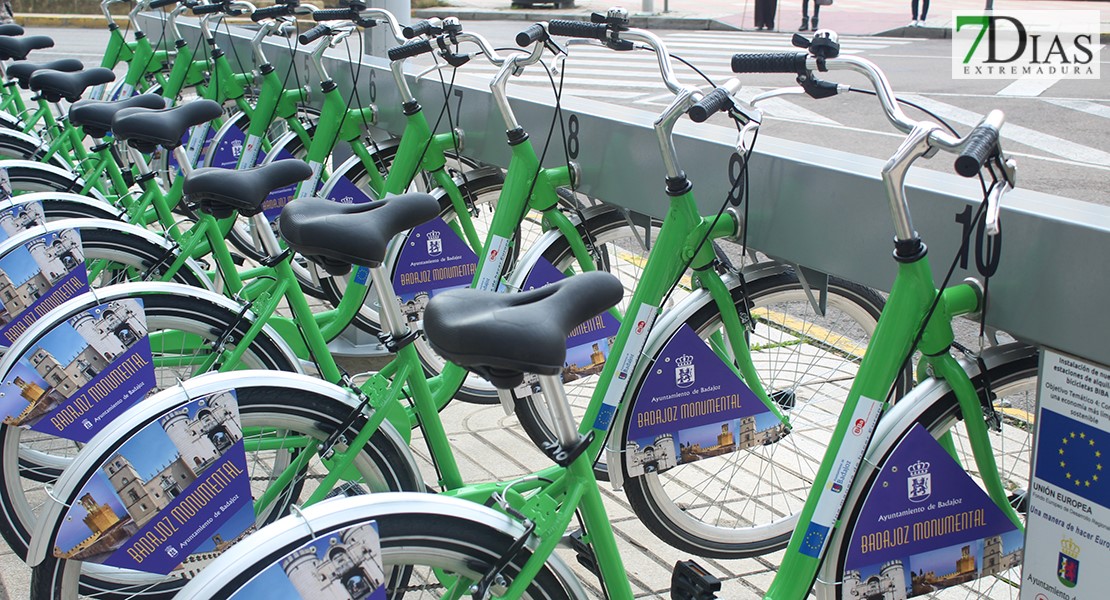 Más paradas y nuevas bicicletas en la ciudad de Badajoz