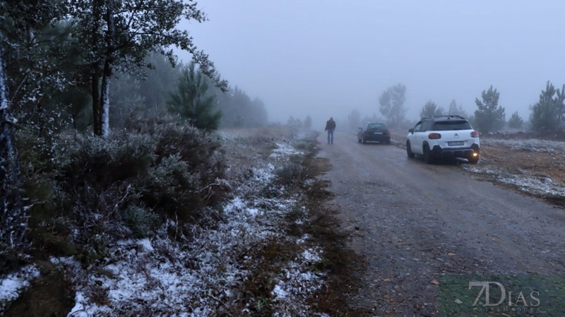 REPOR: Ligera nevada en la vecina Sierra de Sao Mamede