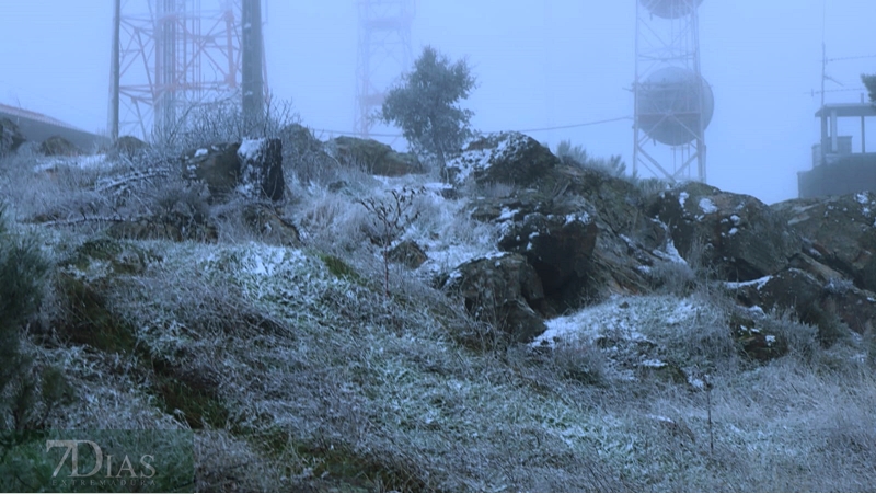 REPOR: Ligera nevada en la vecina Sierra de Sao Mamede