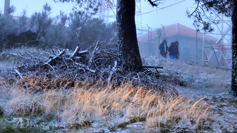 REPOR: Ligera nevada en la vecina Sierra de Sao Mamede