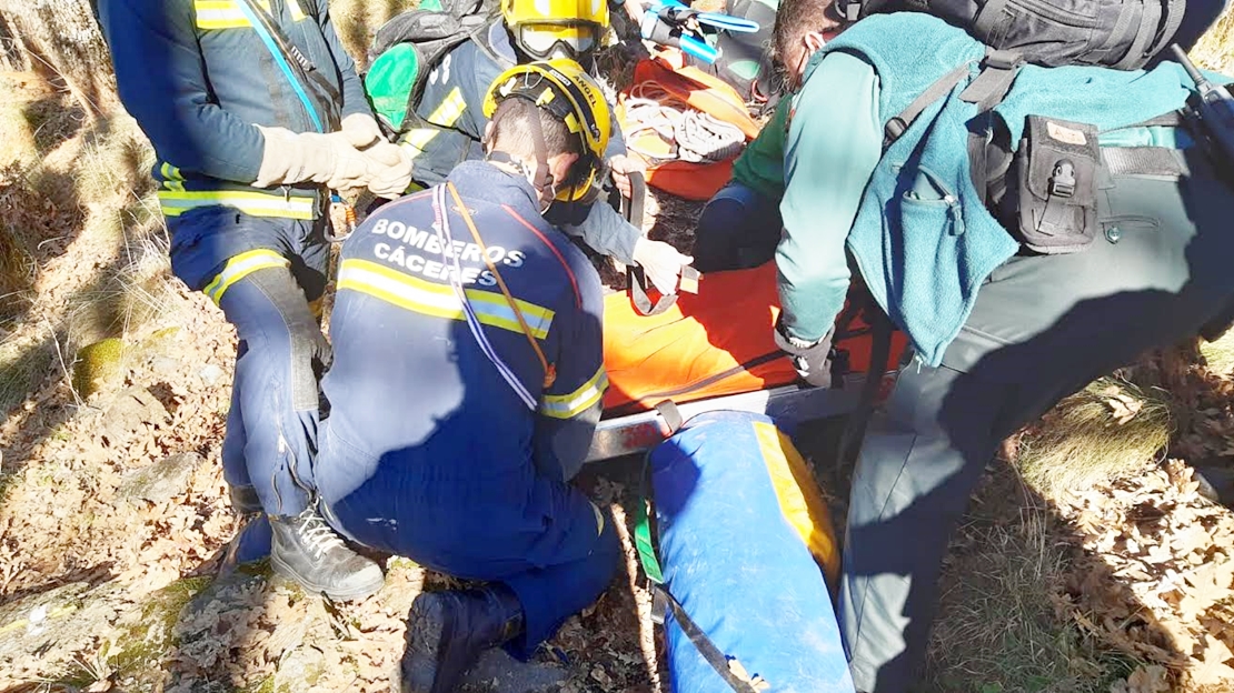 Rescatan a una senderista en La Chorrera de Hervás (CC)