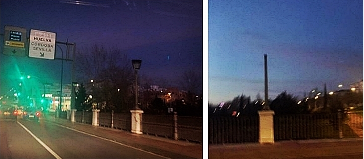 Piden al ayuntamiento que reponga los faroles del puente de la "autopista"