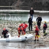 Intentan retirar la barca donde perdieron la vida 3 personas en el Guadiana