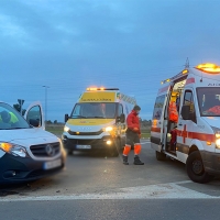 Una colisión entre dos vehículos deja un herido en la ciudad de Badajoz