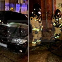 Bomberos de Badajoz actúan en un incendio de vehículo en &#39;Los Colorines&#39; (Badajoz)