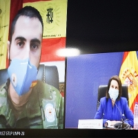 Los militares se comen las uvas por videollamada