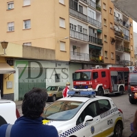 Incendio de vivienda cerca del Materno (Badajoz)