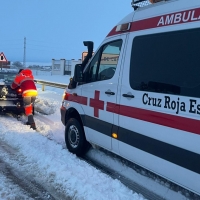 NIEVE: Cortada al tráfico la Autovía de la Plata (Badajoz)