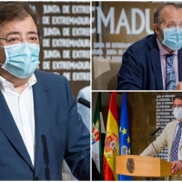 Comparecencia de Vara y consejeros para anunciar medidas frente al aumento de contagios