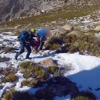 Rescatan a una senderista en una sierra extremeña